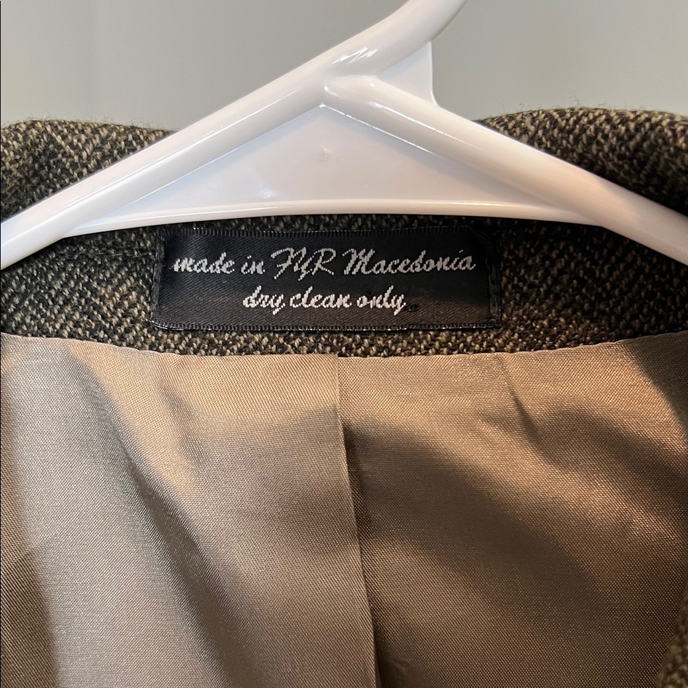 Men's Brown Blazer | Lambswool Blazer | Gianfranco Ruffini Sport Coat - Picture 2 of 6